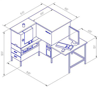 Дуговой эмиссионный спектрометр для анализа элементного состава веществ СПАС-01 Дуговой эмиссионный спектрометр для анализа элементного состава веществ СПАС-01